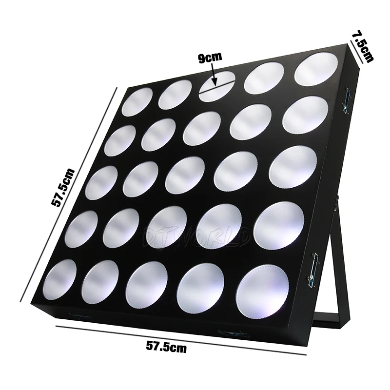 Djworld LED 25x30W RGBW Blinder Matrix DMX512 Stage Effect Lighting Good For DJ Disco Party Bar Wedding Decorations Best Seller