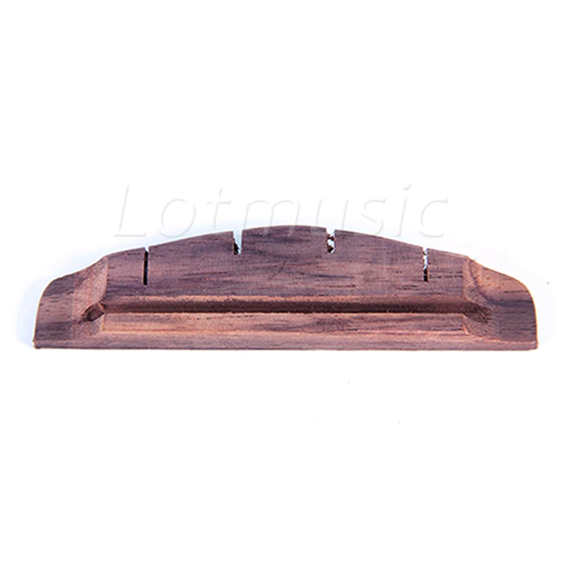 

Ukulele Bridge Rosewood for Uke Ukelele Hawaii Guitar Parts Replacement Slotted