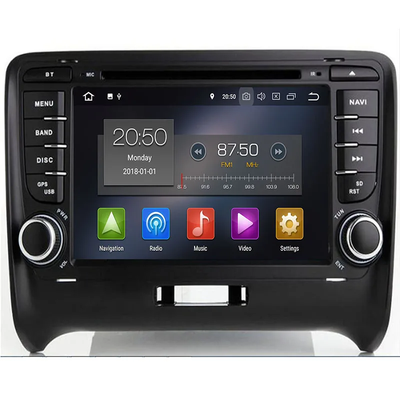 Discount Free shipping! Android 9.0 WIFI RDS Car DVD player radio audio GPS Navi for Audi TT MK2 8J 2006 2007 2008 2009 2010 2011 2012 TT 3