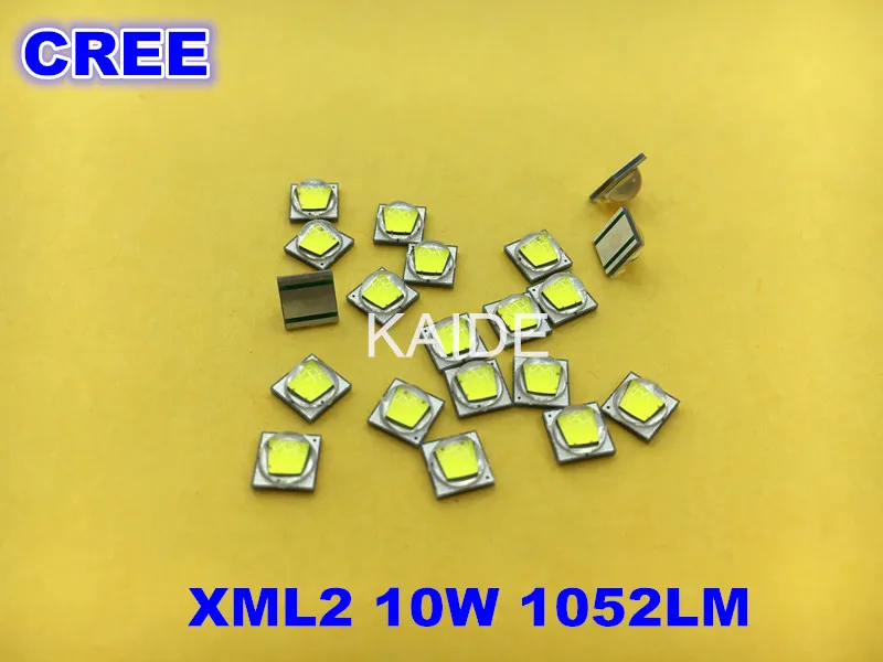 

cree xml2 t6u2u3 led diy diode flashlight cree headlamp bike light coldwhite neutralwhite warmwhite authentic original 10pcs/lot