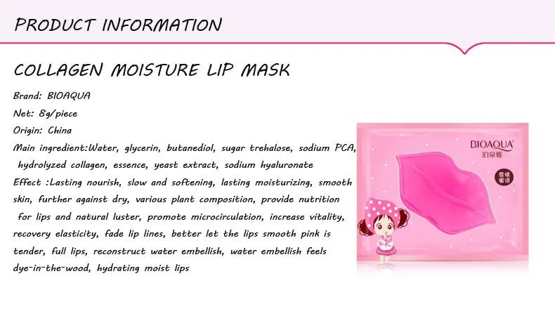 Lip Plumper Crystal Collagen Lip Mask Pads Moisture Essence Anti Ageing Wrinkle Patch Pad Gel Full Lips Lip Enhancer