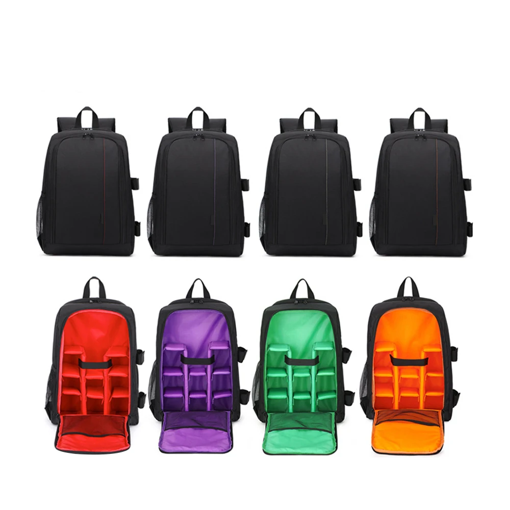 

GT Waterproof Camera Backpack Functional DSLR W/ Rain Cover SLR Tripod Case PE Padded for Photographer Canon Outdoor Camera Bag
