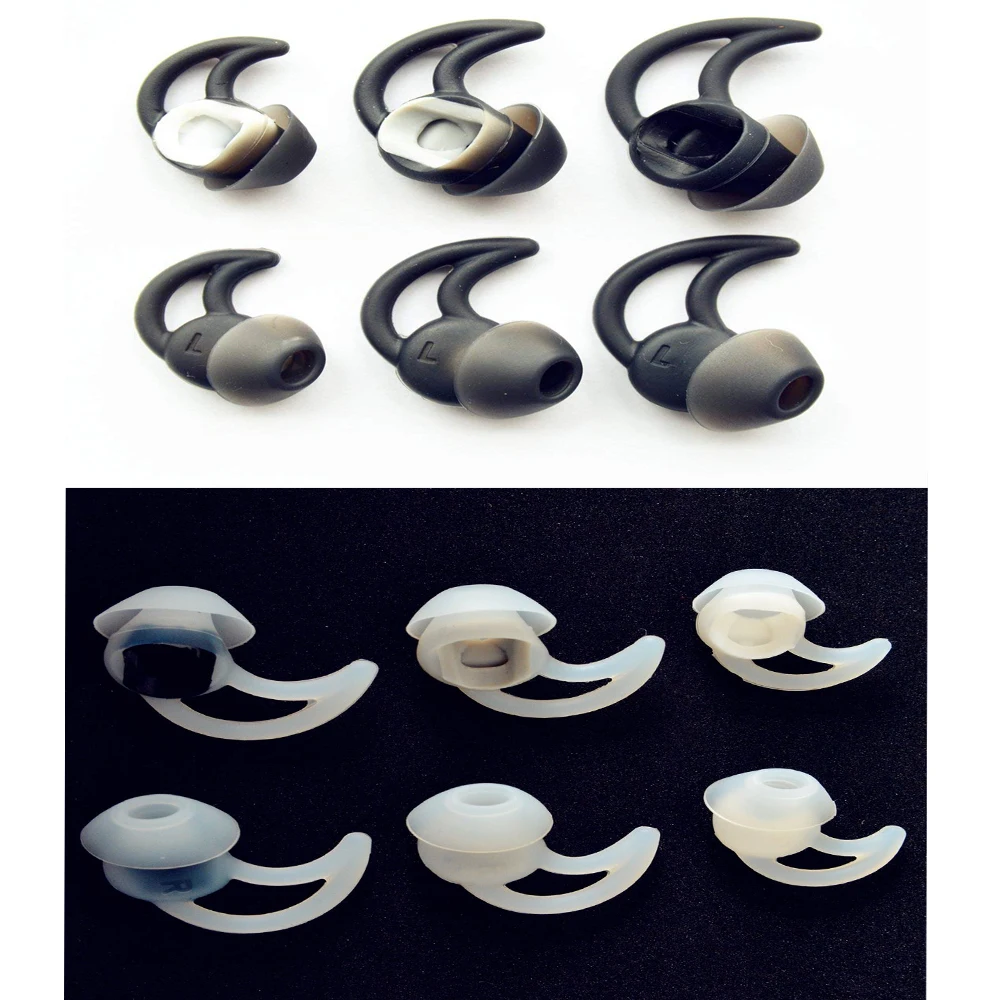 XRHYY 3 Pairs S/M/L Replacement Earbuds with Extra Layer Eartips for