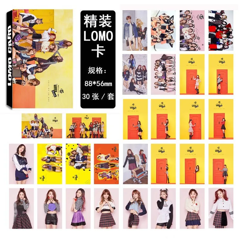 

kpop SNSD Taeyeon allow children Trapani APINK Sika Zheng Xiujing paragraph LOMO box 30 Girls' Generation k-pop greeting card