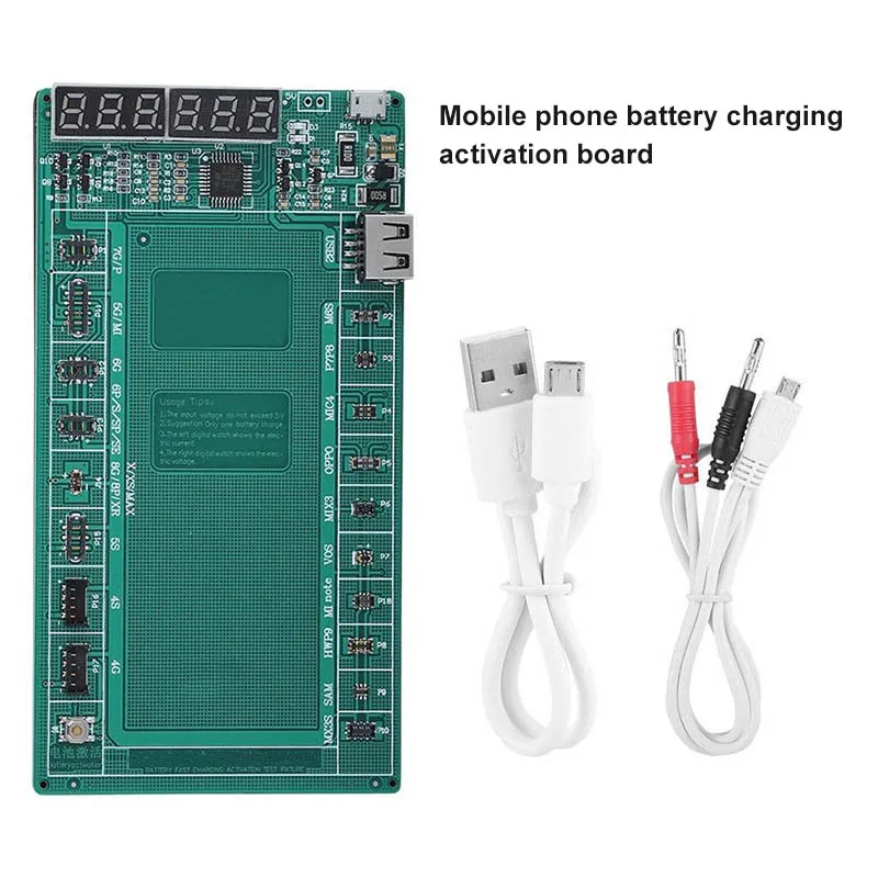 

High Fast Battery Tester Charger Phone Activation Board for iPhone X/8/8P Samsung LG66