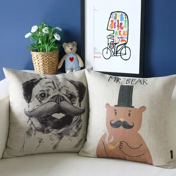 

Animal Paradise Grizzly Dog Pillow s,Cartoon Pillow Cushion ,decorative pillows home decor sofa cushion