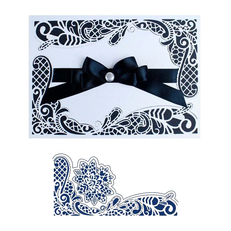 Lace Edge Border Metal Cutting Dies Stencil Scrapbook Album Paper Card Embossing