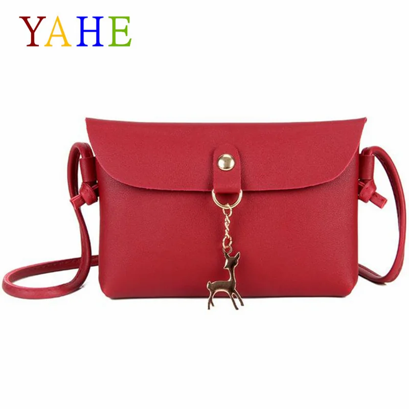 

YaHe Small Shoulder Bags Women Soft PU Leather Mini Handbags Girls Brand Fashion Crossbody Phone Coin Purse Bag For Children Kid