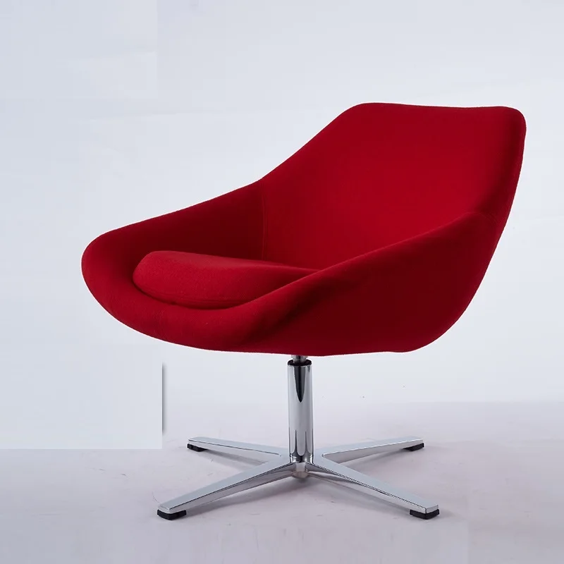 

30pcs PACK, Swivel Lounge Chair,Low Backrest and Armrest / Flannel Fabric Upholstery / Sturdy Design 16kg / Solid Aluminum Feet