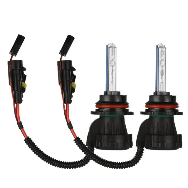 us $13 11 18% off 1 pair 9004 9007 car automobile led headlight bulbs xenon headlamp hid headlight bulbs with wires kit headlamp light bulb in signal 9004 Bulb Wiring