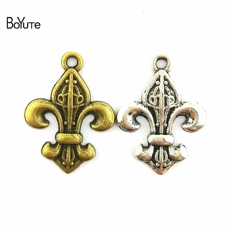 Boyute (100 Pieces/lot) 18*25mm Antique Bronze Silver Plated Zinc Alloy