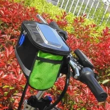 Водонепроницаемая дорожная трубка Handbar Передний Цилиндр сумки подвешиваемые по бокам багажника сенсорный экран сумка для под " телефон