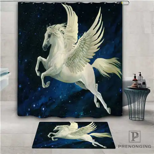 Заказная лошадь(1) Водонепроницаемая занавеска для душа коврик для дома Ванна Ткань полиэстер для ванной разные размеры#-01-12-202 - Цвет: Shower Curtain