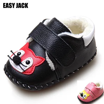 

New Born Baby Shoes Baby Prewalkers Winter Microfiber Leather Shoes Soft Toddler Shoes Girls Plush Velvet Inside Cotton-padded