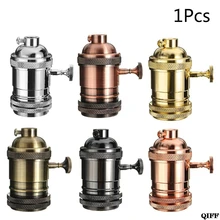 Прямая поставка и, античный винтажный Металлический Алюминиевый E27/26 светильник, аксессуары, патрон для лампы MAY28