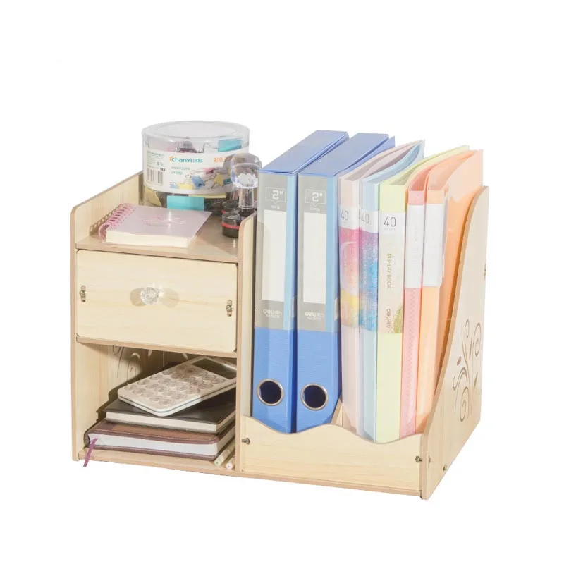 Wood DIY Desktop Tray Paper Holders Magazine Box Bookshelf Dividers A4 File Organizer Document Trays Office Supplies Wood DIY Desktop Tray Paper Holders Magazine Box Bookshelf Dividers A4 File Organizer Document Trays Office Supplies