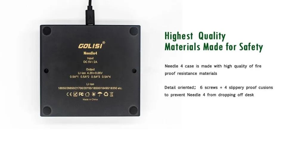Golisi Needle 4 Smart USB Charger-2
