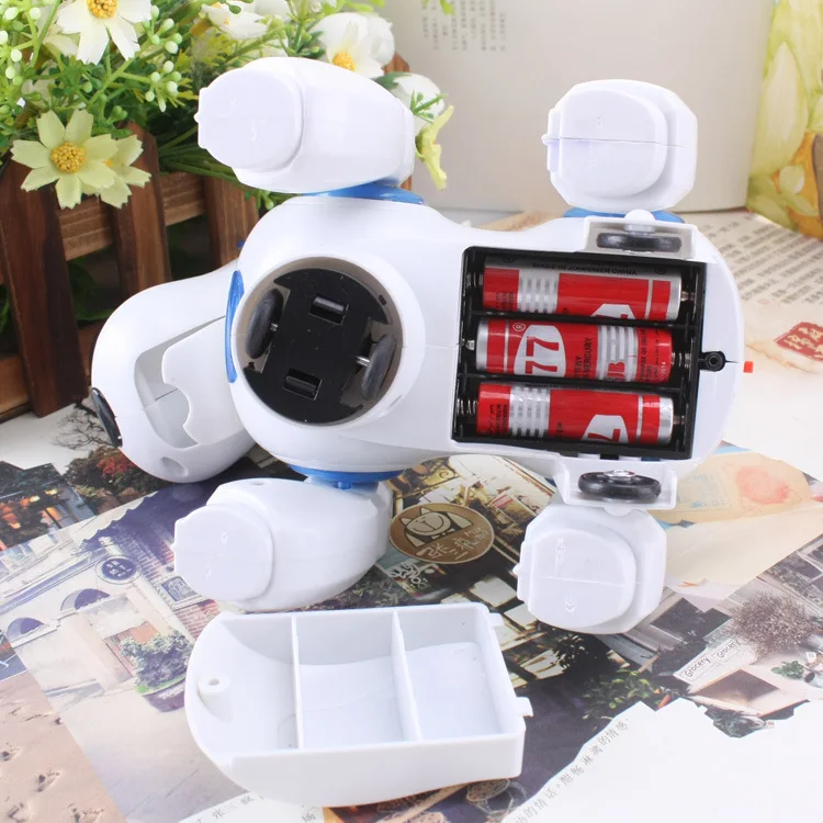 Популярный Электронный Робот-собака, умный робот, прогулочная собака, интерактивный для щенков, игрушка для девочек и мальчиков, Brinquedos, музыкальный светильник, детские игрушки