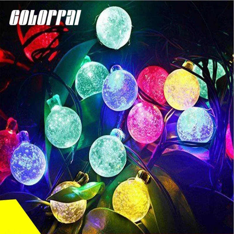Лидер продаж уличная гирлянда Colorpai на солнечной батарее 20 футов 30