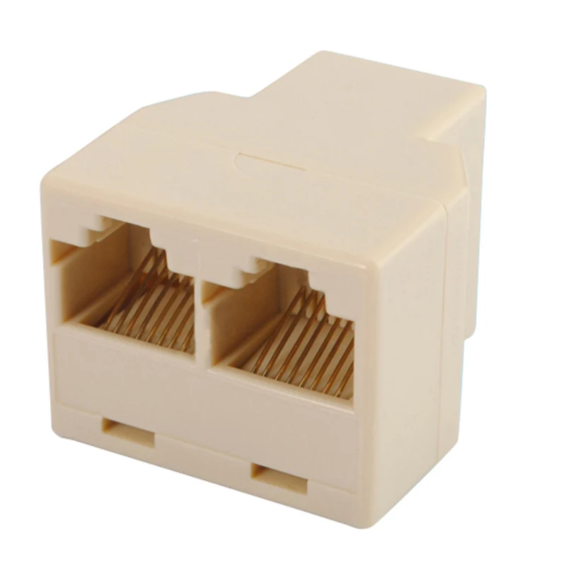 RJ45 CAT 5 6 LAN Ethernet сетевой адаптер разъём разветвитель ПК