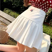 Новые женские мини юбки Harajuku офисные женские юбки винтажные защитные брюки с боковой застежкой плиссированная юбка с высокой талией#3245