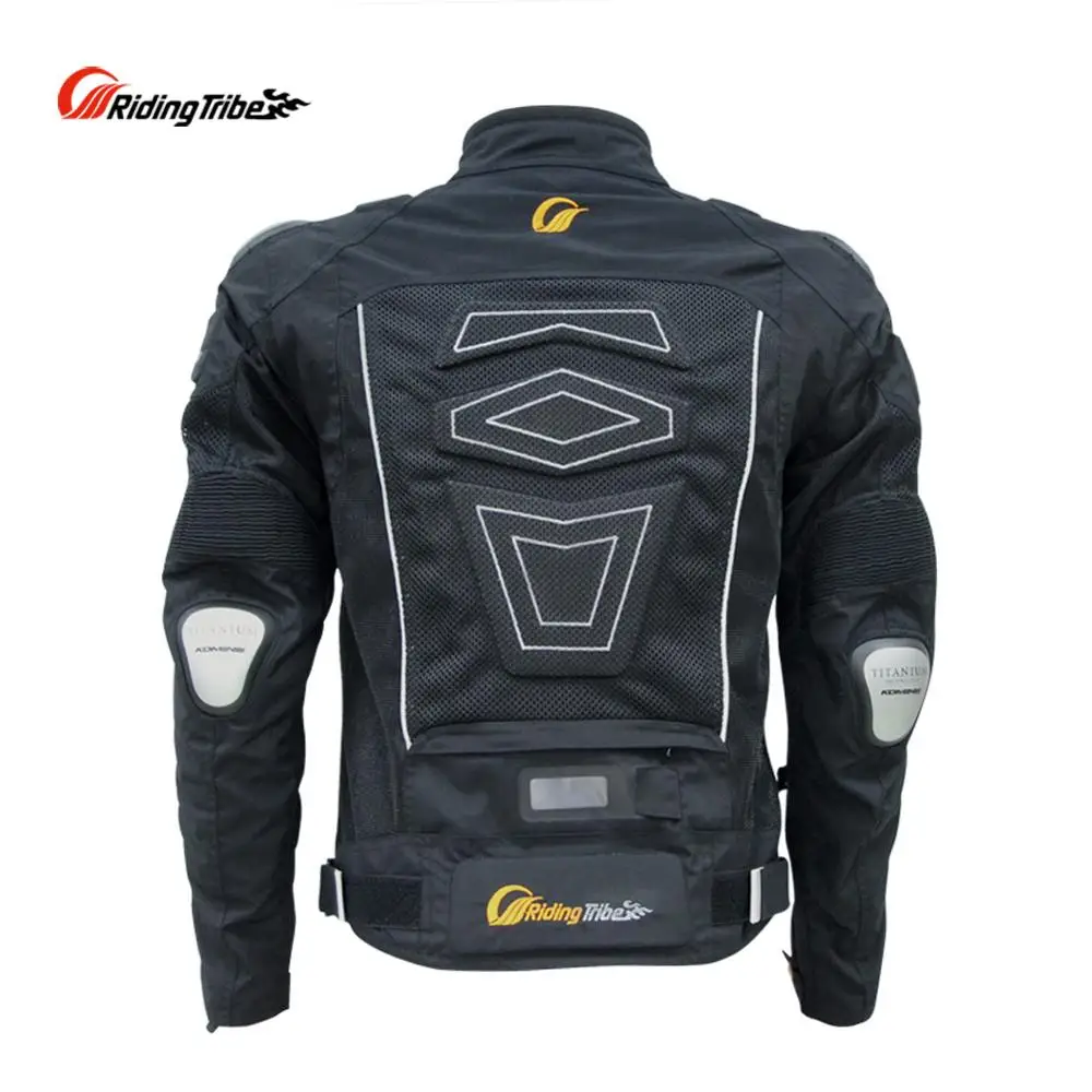 

Men Motorcycle Riding Heavy Protective Jacket Shoulder Titanium Protection Summer Waterproof Motocross Racing Coat JK-30