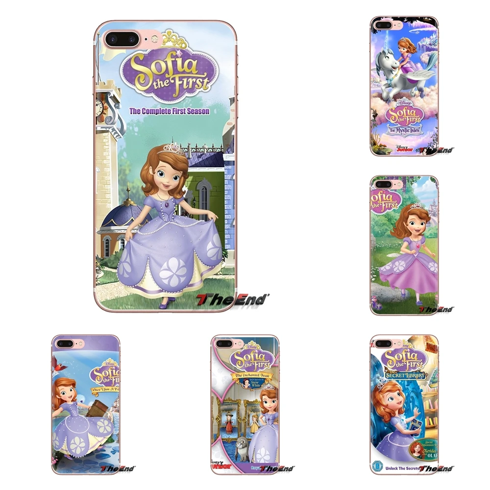 Transparent Soft Shell Covers For iPod Touch Apple iPhone 4 4S 5 5S SE 5C 6 6S 7 8 X XR XS Plus MAX Sofia the First Season 3 |