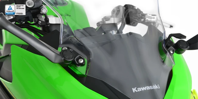 Для Kawasaki NINJA 400 NINJA400 18 CNC Алюминиевый Комплект для лобового стекла мотоцикла(30 мм) регулируемое ветровое стекло воздушного потока