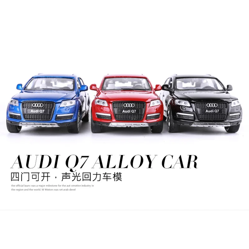 1:32 Audi Q7 литая под давлением модель автомобиля детские игрушки Коллекция Модель