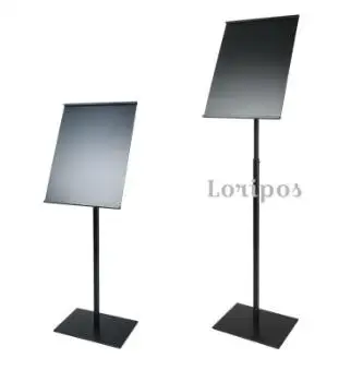 Напольная металлическая подставка для постеров Loripos A3 регулируемая стойка