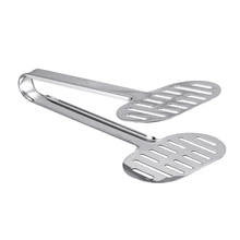 Stainless Steel Turner Tongs Kitchen Double Spatula Bread and Burger Tongs for Cooking Food-Barbecue Clamp Buffet Pliers