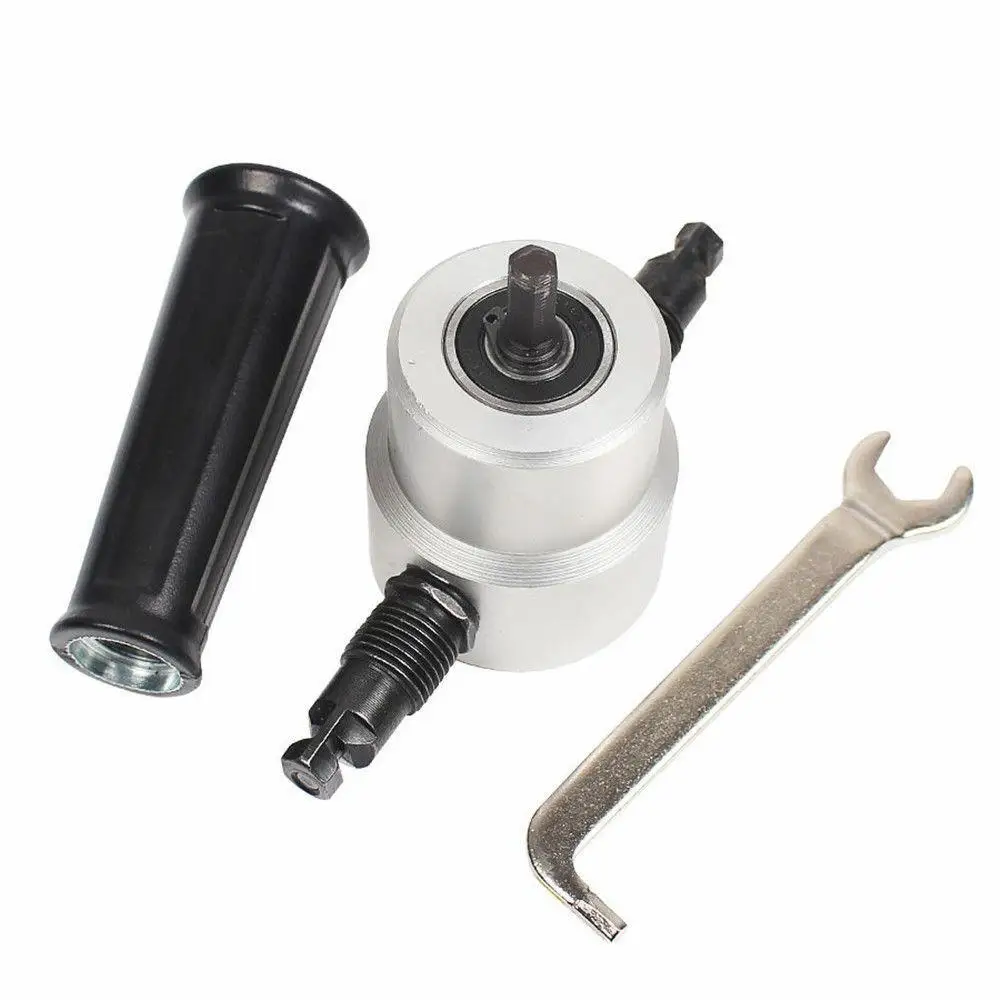 Home Hand Tools Double Headed Sheet Metal Cutting Nibbler With Wrench Cutting Machine Hand Tool
