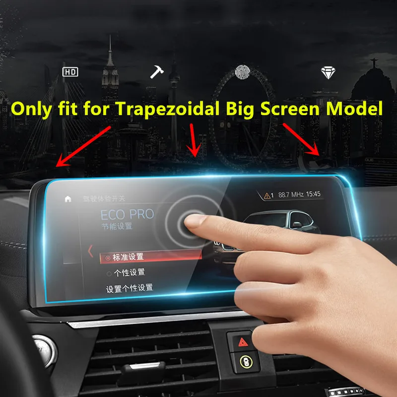 

For BMW X3 G01 X4 G02 2018 Glass Steel Sticker Interior Accessories Car GPS Navigation Screen Protector Films