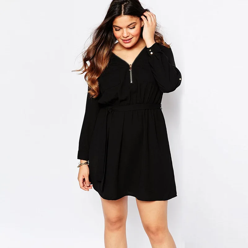 Casual dresses with sleeves and midway length dress