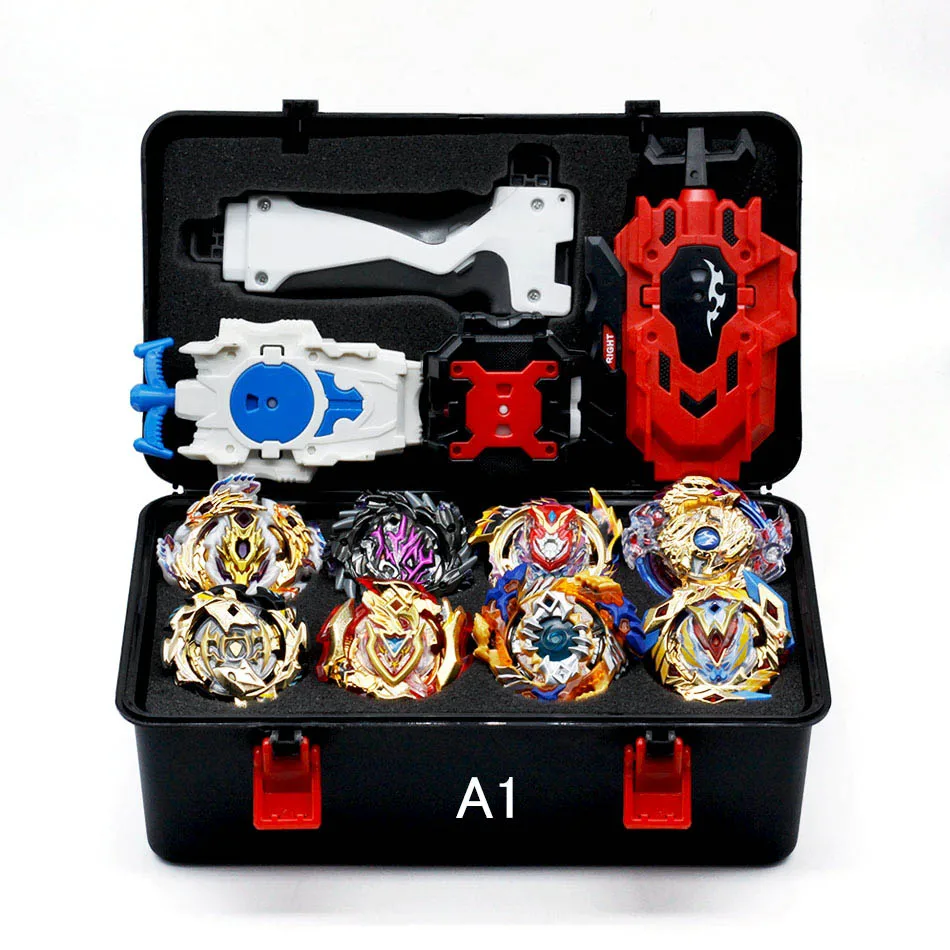 

8pcs/set Beyblade Bursts Storage Box Bey Blade Toy Sale Toupie Bayblade Series Arena Metal Fusion Launcher Spinning Top Toys