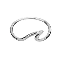 MissCyCy простой стильный металлический Тарельчатая чешские серебряные Цвет волнистые кольца для Для женщин летние пляжные украшения 2018 Новый