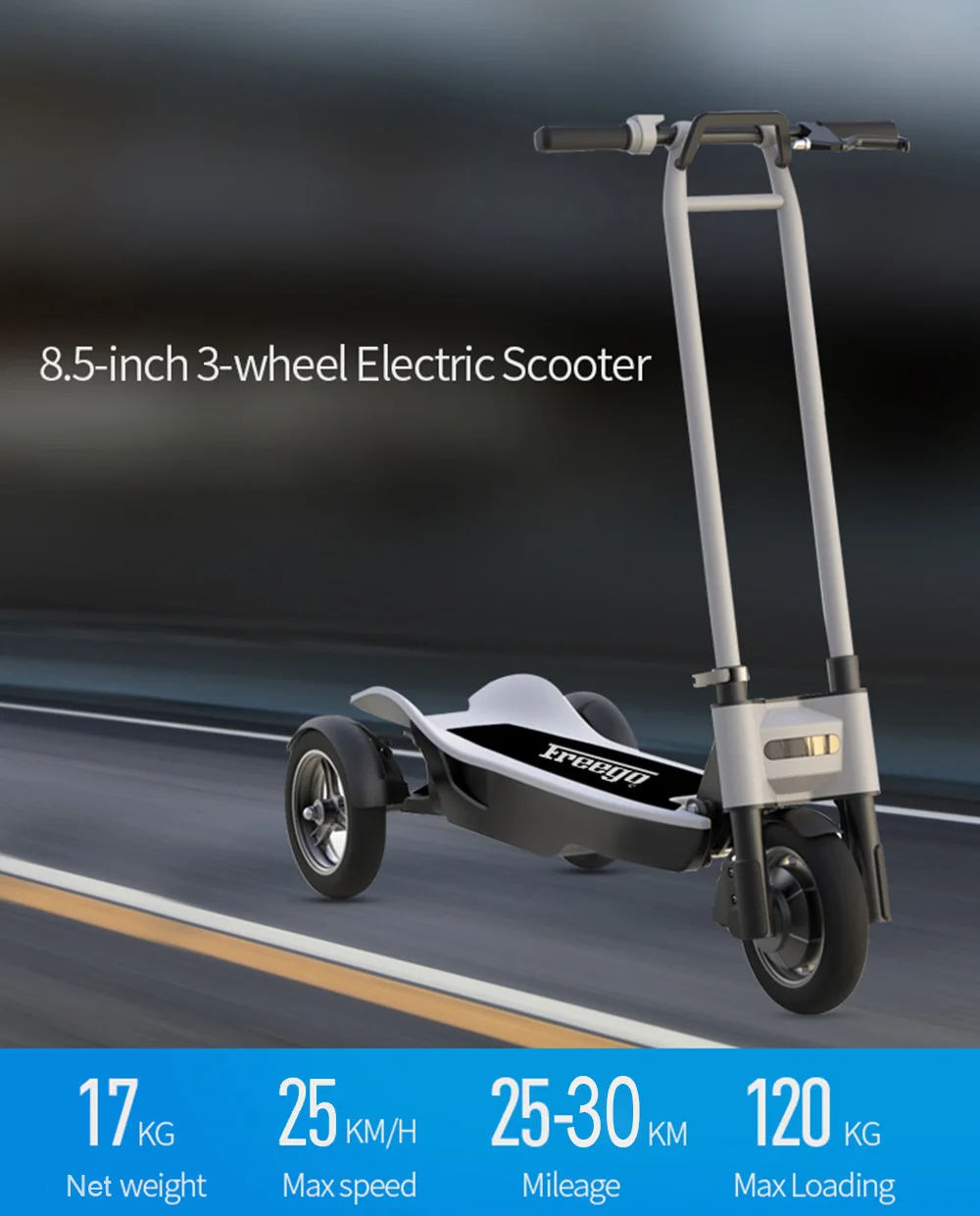 Excellent - 10 T 10.4ah / 48 V Electric Three Wheeled Scooter Battery Shockproof Test Of 500 Watt Motor Electric Folding Scooter Eu Plug 0 Excellent - 10 T 10.4ah / 48 V Electric Three Wheeled Scooter Battery Shockproof Test Of 500 Watt Motor Electric Folding Scooter Eu Plug 0