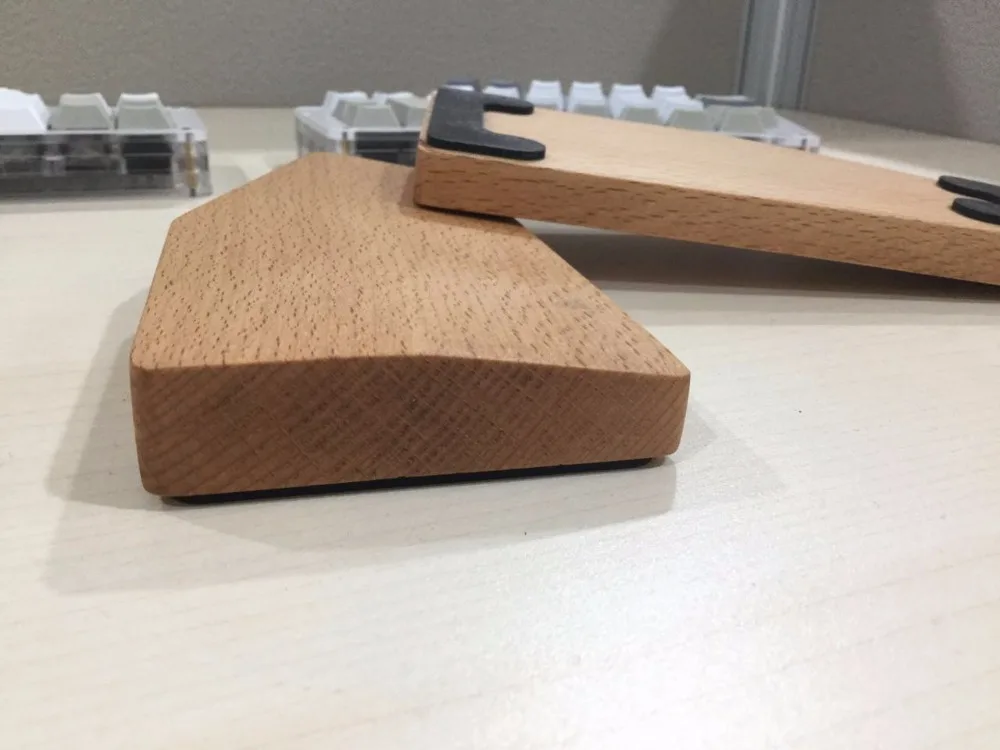 Деревянная подставка для запястья ergodox деревянная из массива бука механической