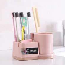1 шт. Набор чашек и держатель для зубной пасты и для зубной щетки стеллаж для хранения бритва зубная щетка диспенсер для ванной комнаты Органайзер аксессуары инструменты