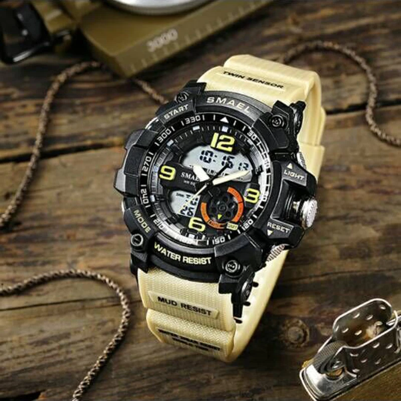 

Military Watch Digital Sports Brand Watch S Shock Men's Wristwatch Sport LED Watch Dive 1617 Wateproof 50m Fitness Sport Watches