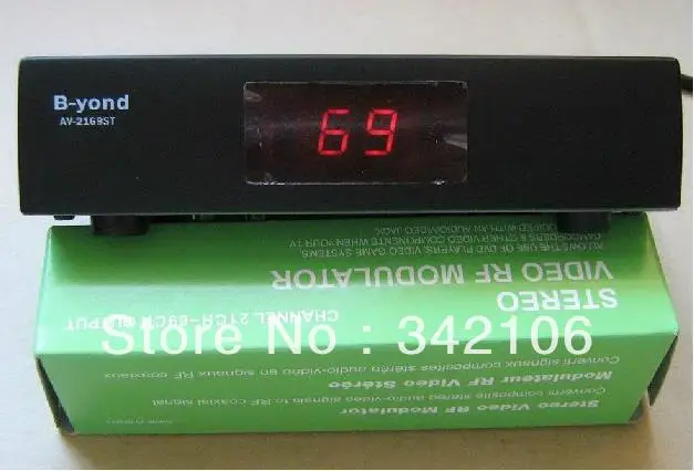 

Free Shipping! 1pcx RF207 U-band modulator RF modulator AV converter turn RF