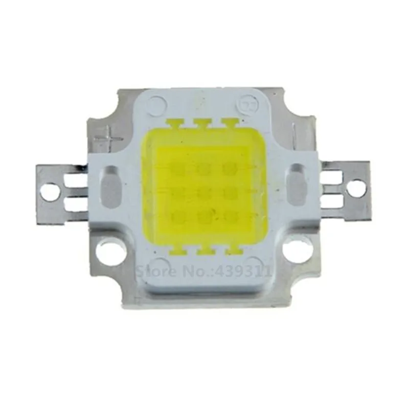 

10pcs 10W LED cob chip White 6000k/Warm 3000k High power Lamp 1050mA 9-12V 1000-1100LM 40mil EPILEDS Free shipping