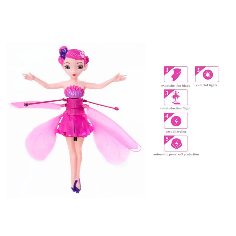 DIY TOY Flying Fairy Elsa Doll 
