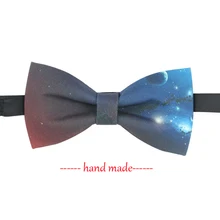 Модный Галактический галстук мужской галстук-бабочка женский свадебный бизнес ручная работа Галактический галстук-бабочка модный Высококачественный галстук-бабочка