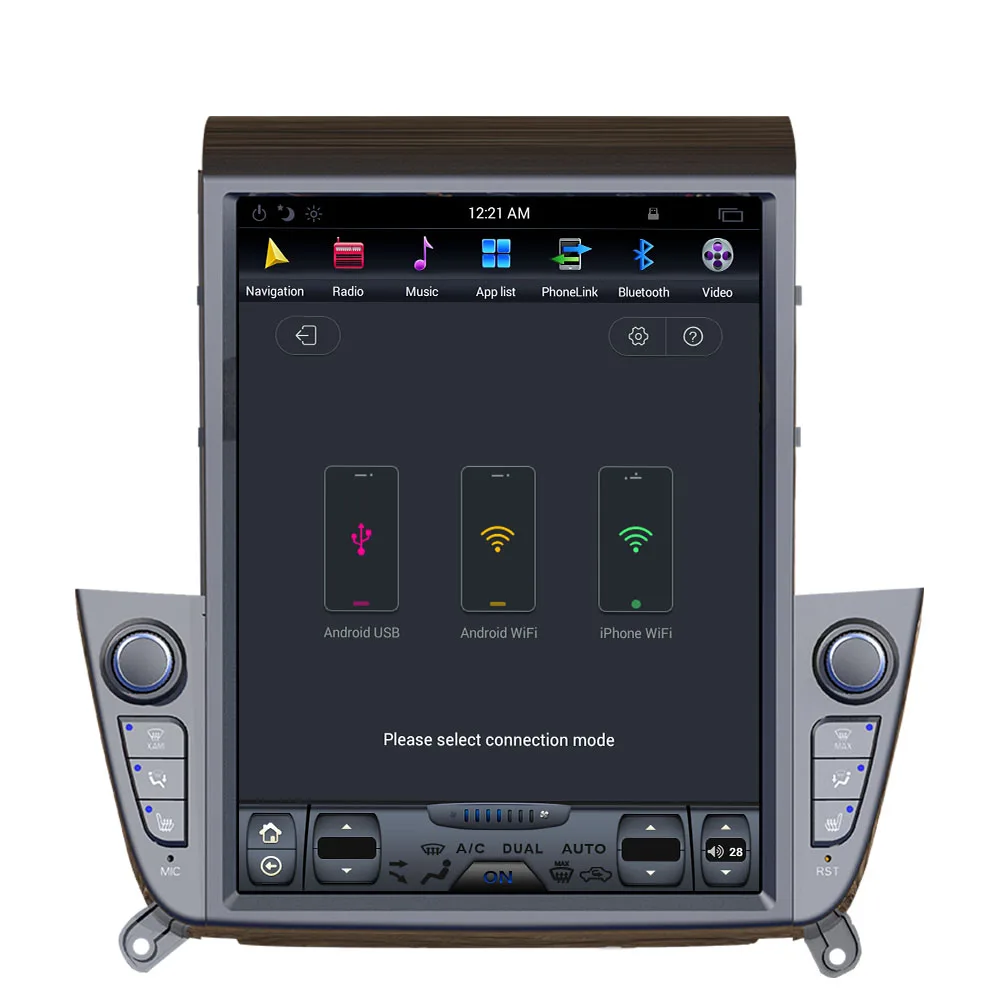Flash Deal Tesla Style IPS Screen Android 7.1 Car GPS Navigation Auto Radio Headunit For Hyundai IX35 2018 2019 3
