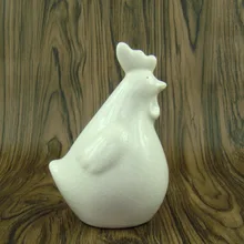 Милая керамическая фигурка цыпленок ручной работы фарфоровая статуя лягушки украшение ремесло аксессуары для домашнего декора и подарок на день рождения