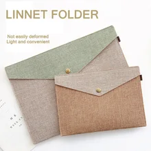 JIANWU А4 А5 простая, но элегантная имитация льняного холста, войлочная сумка, портфель, Офисная учебная сумка, папка для канцелярских принадлежностей