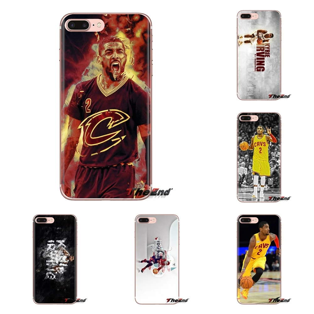 

For iPod Touch Apple iPhone 4 4S 5 5S SE 5C 6 6S 7 8 X XR XS Plus MAX Transparent Soft Shell Covers Kyrie Irving basketball star
