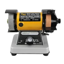 Новое поступление Desktop двуглавый шлифовальный станок шлифовальный круг шлифовальный станок шлифовальные инструменты 0-10000r/мин 200 Вт 230 В 1-6 мм