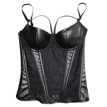 Women Slimming Corset Lace Embroidery Body Shaper Bustier for Cosplay Party NFE99